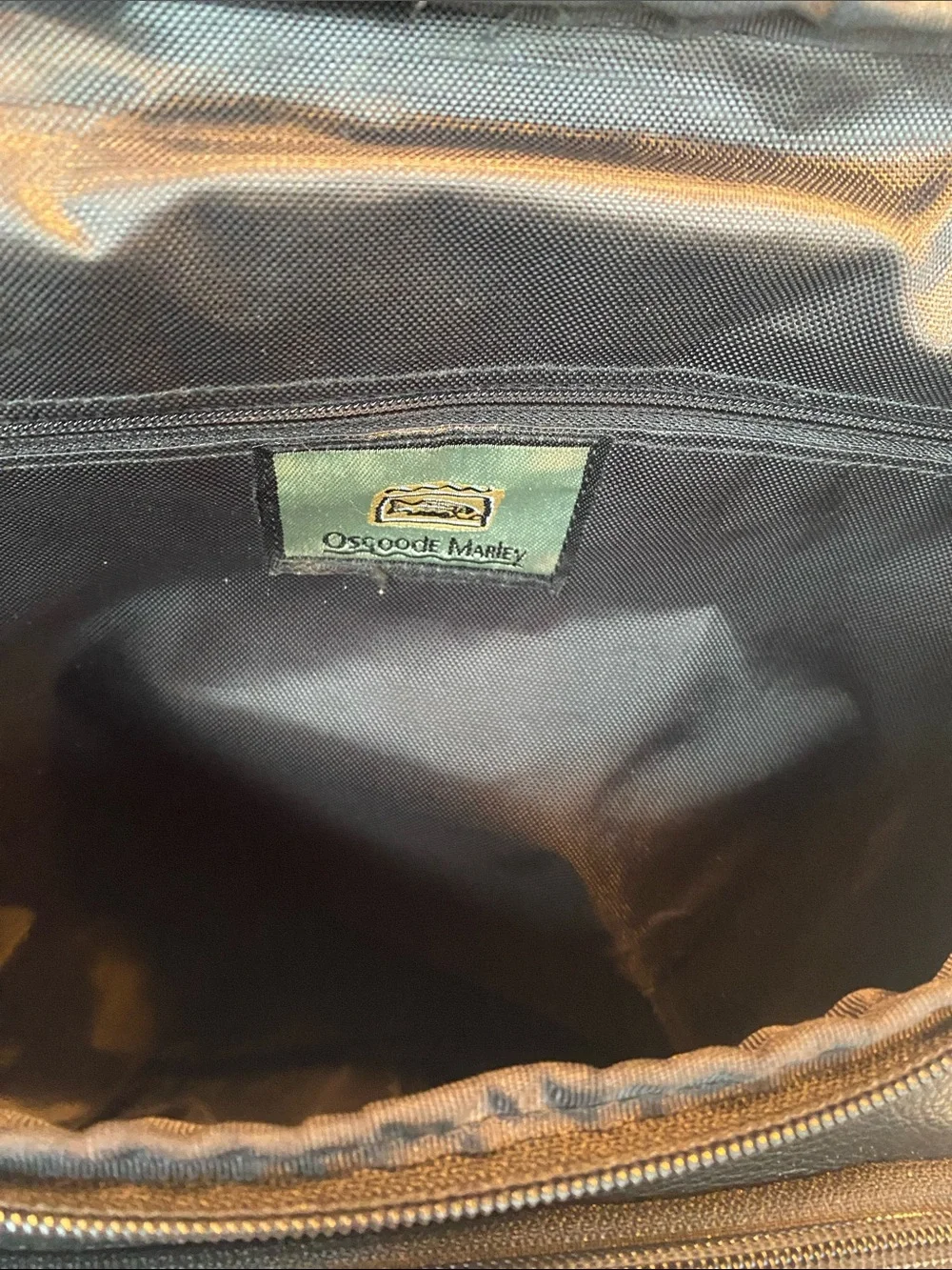 Men's Osgood Marley Black Leather Backpack - Classic Minimalist